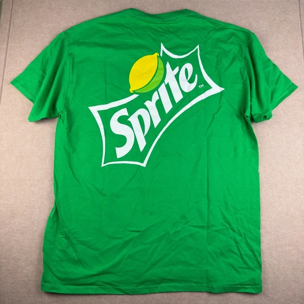 Sprite Coca-Cola T-Shirt Unisex Large Green‎ Obey Your Thirst Promo Tee